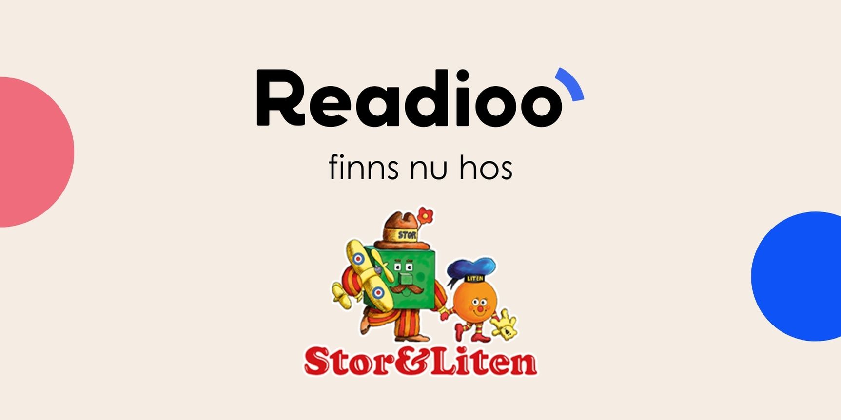 Readioo finns nu hos Stor&Liten